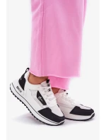 Dámské boty na platformě Big Star HI-POLY SYSTEM – bílo-černé