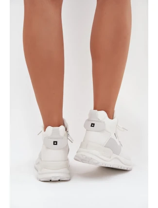 Dámská sportovní obuv na platformě Big Star – bílá