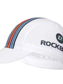 Cyklistická čepice Rockbros MZ10022 s kšiltem – bílá