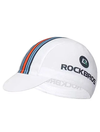 Cyklistická čepice Rockbros MZ10022 s kšiltem – bílá