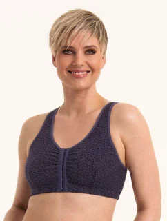 Hazel chirurgická podprsenka zapínání vpředu 5765X steel grey - Anita Care