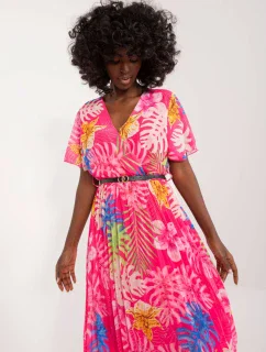 Šaty DHJ SK 13162 3.90 tmavě růžová