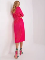 LK SK 509348 šaty.04 tmavě růžová LK SK 509348 šaty.04 tmavě růžová