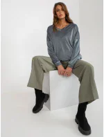 Mikina RV BL 8441.07P šedá modrá Mikina RV BL 8441.07P šedá modrá