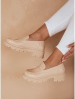 Dámské mokasíny na platformě TORINO beige FashionStreet ZY0777