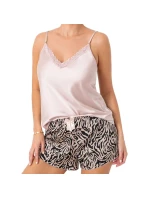 Dámské pyžamo Sheila 1/2 beige - Donna