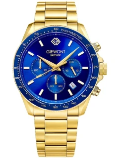 Pánské hodinky Giewont Chronograph Sapphire Gold Blue GW3520-B5