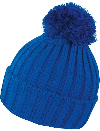 Result Headwear R 369X Pletená čepice s bambulí 28.369X royal Result Headwear R 369X Pletená čepice s bambulí 28.369X royal