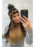 Dámská ušanka Nadia K321 černá Dámská ušanka Nadia K321 černá