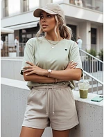 MILOV dámské tričko pistáciové FashionStreet RY2541