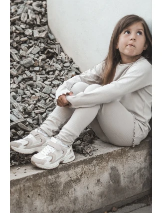 Dětské Sportovní Tenisky Na Suchý Zip Bežové Rulagia