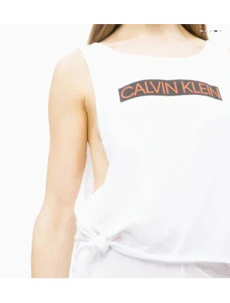 Dámský Tank Top KW0KW00698 bílá - Calvin Klein Dámský Tank Top KW0KW00698 bílá - Calvin Klein