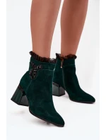 Boty na podpatku  model 220504 Step in style