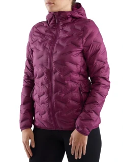 Dámská péřová bunda s kapucí Viking Aspen Lady ve fialové barvě (750/23/8818/46)