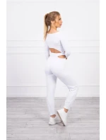 Sada s halenkou top bílá Sada s halenkou top bílá