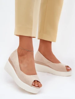 Bota na klínech model 214684 Step in style