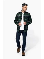 Kariban K 579 Flanelová košile s sherpa fleecovou podšívkou 20.K579 camel/black