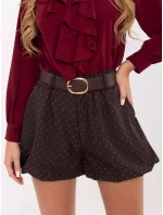 Šortky MI SN 122408.57 tmavě hnědé