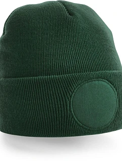 Beechfield B 446 Čepice s kruhovou nášivkou 53.0446 bottle green
