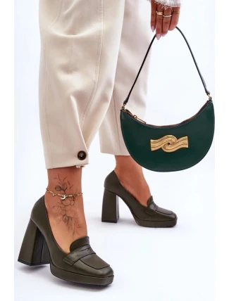 Dámské lodičky na podpatku M046 / 185349 Černá - Sweet Shoes