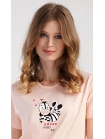 Dámské pyžamo šortky Zebra Dámské pyžamo šortky Zebra