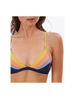 Podprsenka RIP CURL Melting Waves Fixed Tri, tmavě modrá
