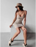 Dámské šaty 278131 béžové - Ola Voga Dámské šaty 278131 béžové - Ola Voga