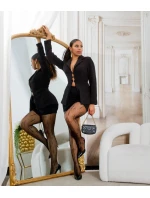 Dámské síťované punčocháče "Cross" R39128 černé - In-StyleFashion Dámské síťované punčocháče "Cross" R39128 černé - In-StyleFashion