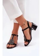 Sandály na podpatku  model 213183 Step in style