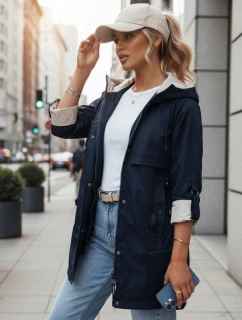 Dámská přechodná bunda parka MEROY navy blue FashionStreet TY4291