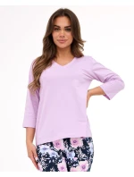 Dámské pyžamo 389/463 Natalie 2 7/8 lila - Cornette