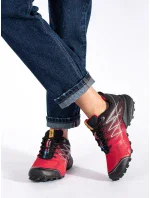 Komfortní trekingové boty dámské červené Komfortní trekingové boty dámské červené