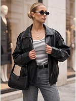 Dámská černá bunda FashionStreet TY5960