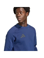 Pánská mikina adidas Tiro 26 Travel Crew navy blue KD1145 pánské barvy