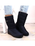 Dámské vysoké sněhule W EVE436B navy blue - Novinky Dámské vysoké sněhule W EVE436B navy blue - Novinky