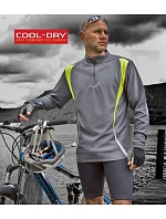 Spiro S 178X Tréninkový top s "1/4" zip s dlouhým rukávem 29.178X white/red/white Spiro S 178X Tréninkový top s "1/4" zip s dlouhým rukávem 29.178X white/red/white