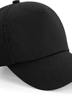 Beechfield B 25 5 panelová kšiltovka "Authentic" 53.0025 black