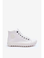 Dámské Tenisky Big Star Vysoké Zateplené Bílé GG274108