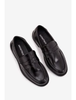 Pánské mokasíny z eko kůže černé Darvell Pánské mokasíny z eko kůže černé Darvell