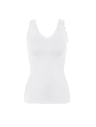 Dámský top Sense of Modal Tank Top - WHITE - bílý 0003 - TRIUMPH Dámský top Sense of Modal Tank Top - WHITE - bílý 0003 - TRIUMPH