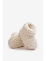 Dětské Sněhule S Kožíškem Typu Beránek Světle Béžové Mevael Dětské Sněhule S Kožíškem Typu Beránek Světle Béžové Mevael