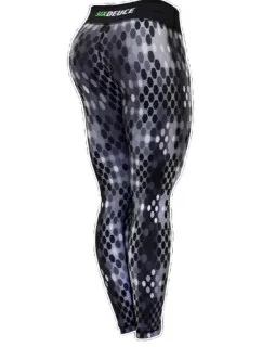 Dámské fitness legíny Six Deuce Digital Snakeskin - šedé - Litex