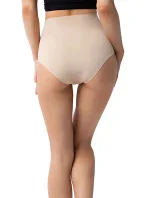 Dámské kalhotky Amber maxi high beige - Julimex