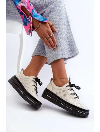 Polobotky LR769A černo-vanilkové - Step in style