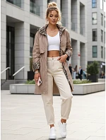 Dámská přechodná bunda PANTER moka FashionStreet TY5658