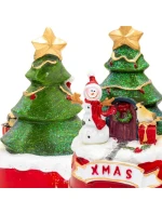 VÁNOČNÍ DEKORACE HRAJÍCÍ SI NA SNĚHULÁKA