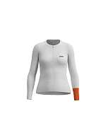 Cyklistické tričko POC W's Cadence L/S Jersey, bílé