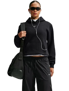 Dámská mikina Nike Studio Fleece Medium Weight, černá, IM8100 001
