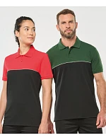 WK WK 210 Pracovní piqué polo 20.W210 black/dark grey WK WK 210 Pracovní piqué polo 20.W210 black/dark grey