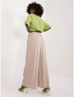 Kalhoty D73761M62237E béžové Kalhoty D73761M62237E béžové